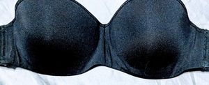 L'mystere black strapless bra 34A